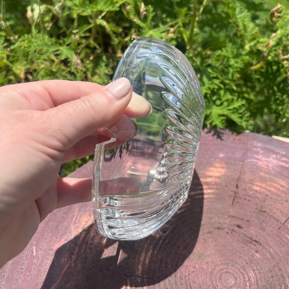 Vintage Nachtmann Large Germany Clear Crystal Ashtray - Picture 11 of 13